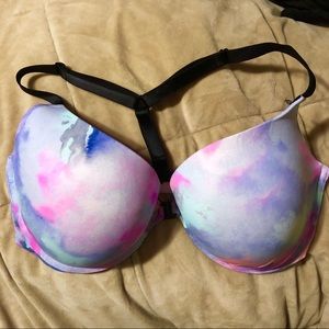 PINK VS push up, front closure bra